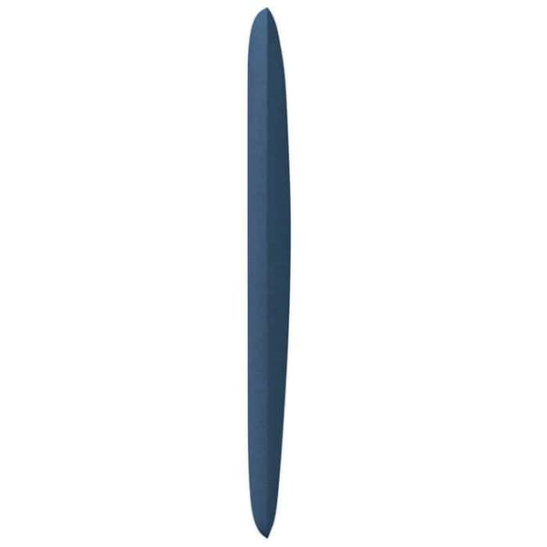 Sänggavel - EXKLUSIVT HEM - Wave Ear - Blå - 80 x 23 x 6 cm - Skumvaddering Blå