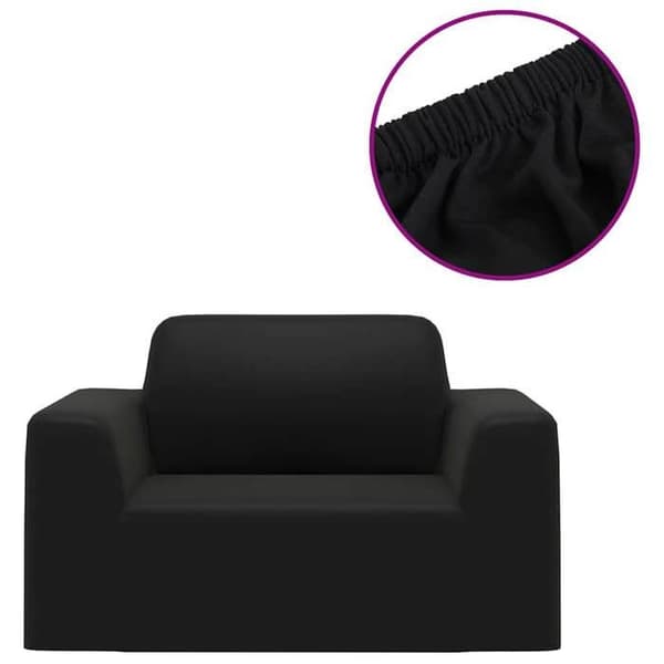 Maison Exclusive - Svart Jersey polyester sofföverdrag