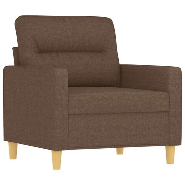 Maison Exclusive - Sæt af 4 sofaer med brune stofpuder