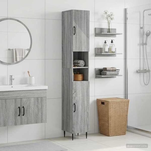 Maison Exclusive - Badeværelsesskab med Åben Hylde HAARLEM