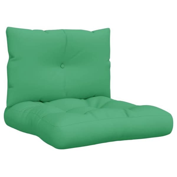 Maison Exclusive - Palettkuddar set om 2 grön tyg
