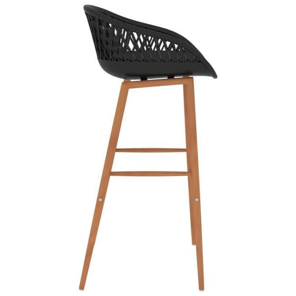 Maison Exclusive - Barstolar set om 2 svart svart