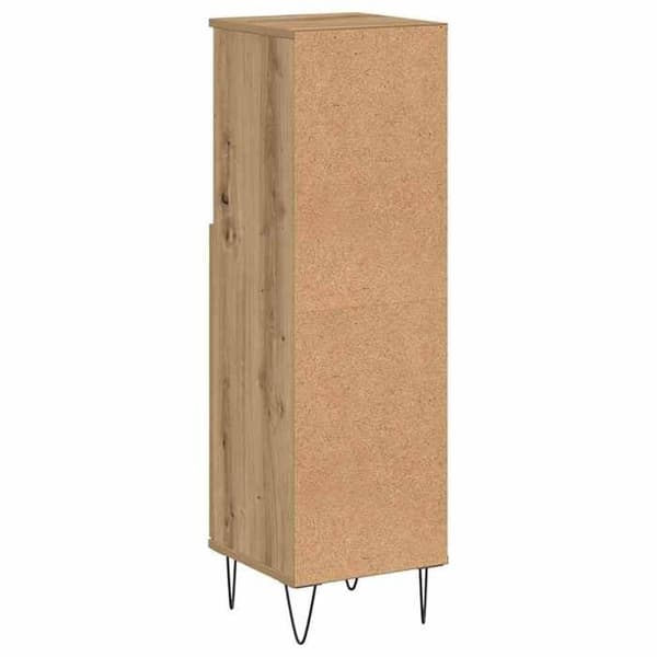 Maison Exclusive - Badeværelsesskab i håndlavet eg 30x30x100 cm