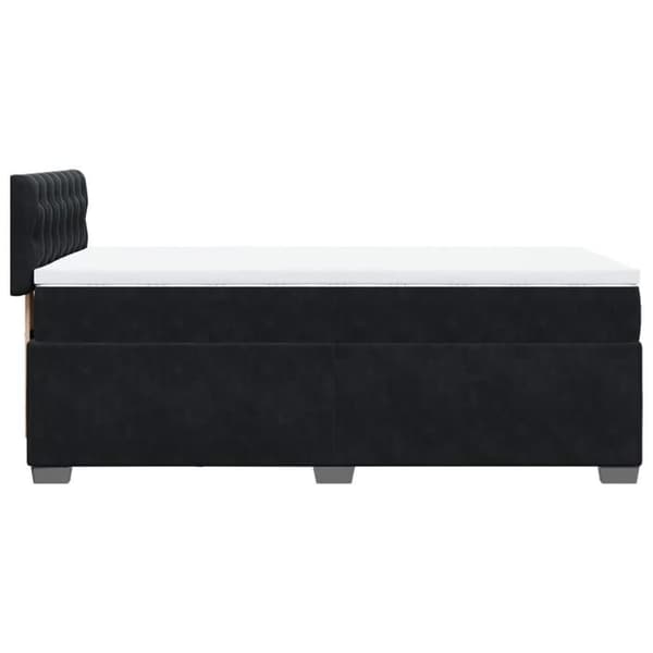 Maison Exclusive - Lakanat ja patja Musta 80x200 cm Sametti
