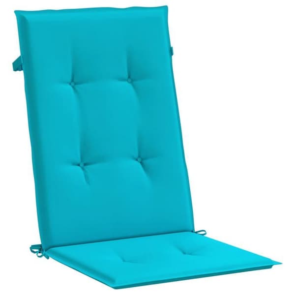 Maison Exclusive - Stolar med hög rygg kuddar set om 6 turkos tyg