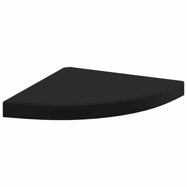 Maison Exclusive - Flydende hjørneskabe 2 stk sort 35x35x3,8 cm MDF