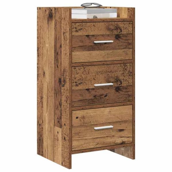 Maison Exclusive - Buffé i gammalt trä 40 x 36 x 80 cm Ingenjörsträ