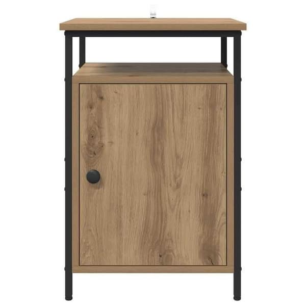 Maison Exclusive - Håndlavet natbord i egetræ 40 x 42 x 60cm