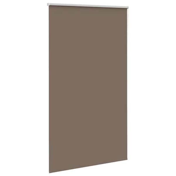 Maison Exclusive - Mörkläggande rullgardin kaffe 135x210cm tygbredd