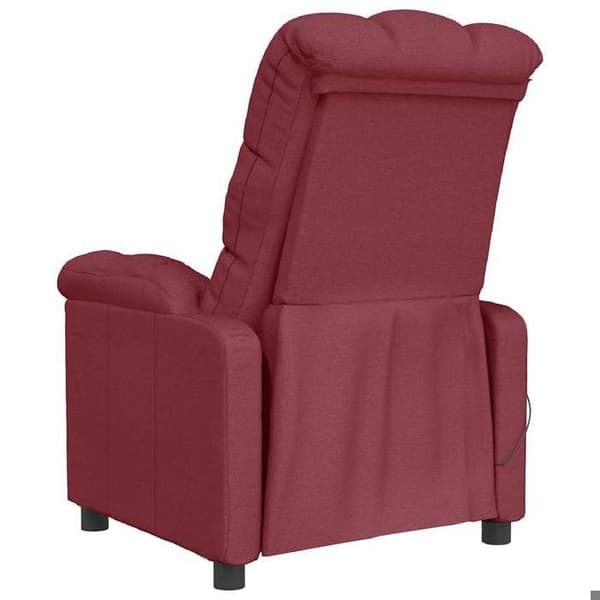 Maison Exclusive - Massage stol Rød bordeaux Stof