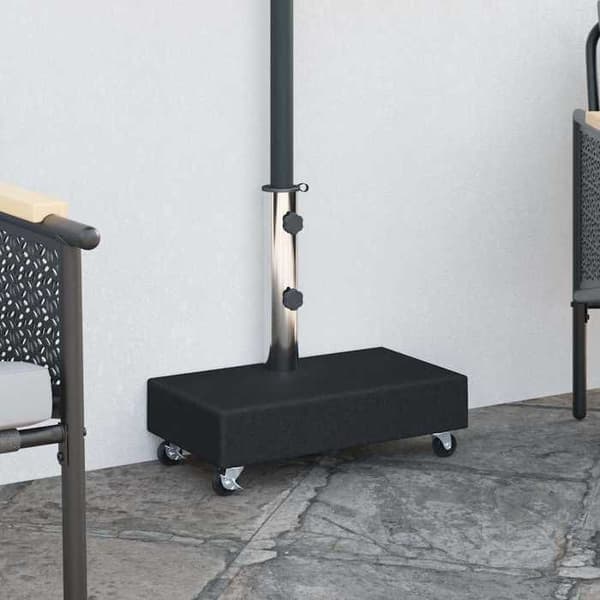 Maison Exclusive - Sort parasolfod 45x25x8 cm Granit