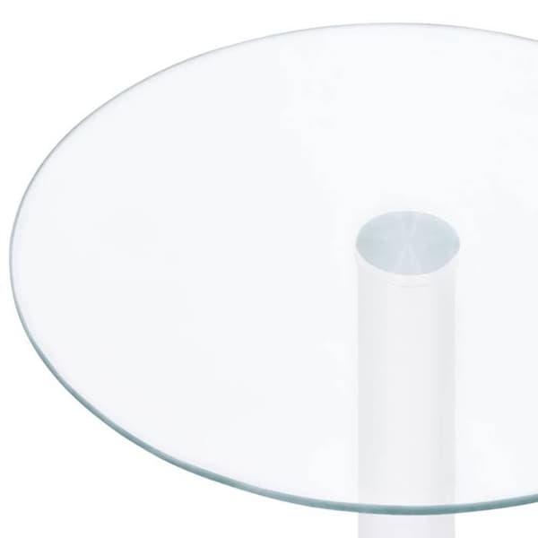 Maison Exclusive - Transparent Sofabord 40 cm Hærdet Glas