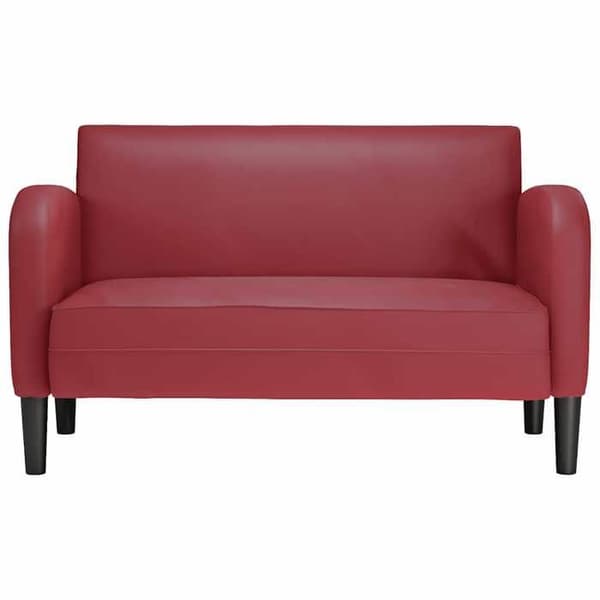 Maison Exclusive - Rød bordeaux 110 cm læderlook sofa