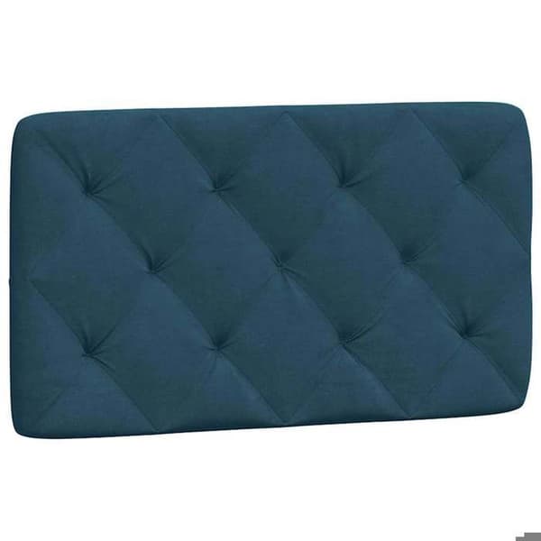 Maison Exclusive - Sängram utan madrass blå 80x200 cm sammet