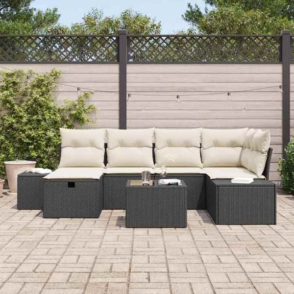 Maison Exclusive - Set med soffor 7 pc polyrotin