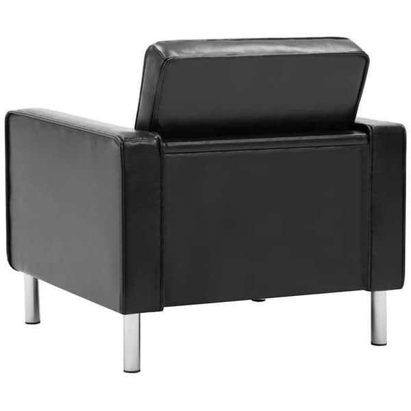 Maison Exclusive - Sort Stol 75x70x75 cm Syntetisk Læder Svart