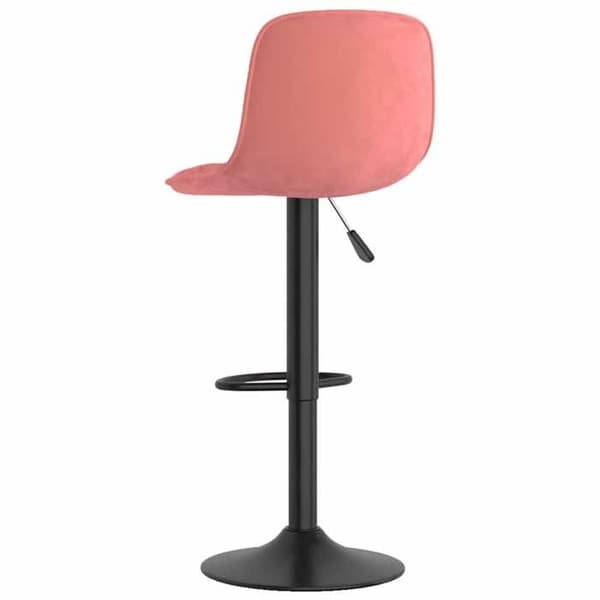 Maison Exclusive - Barstolar set om 2 rosa sammet