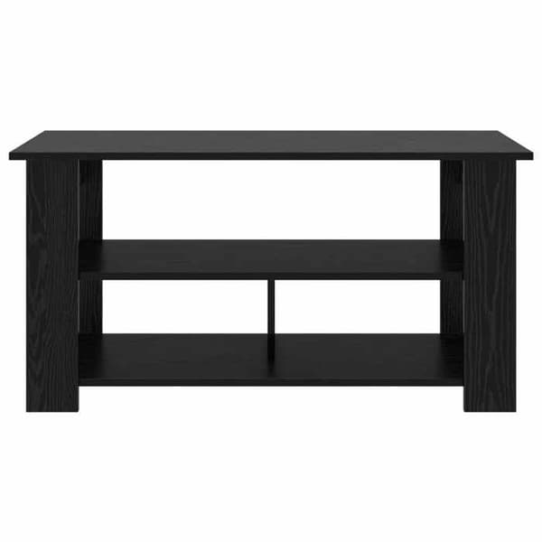 Maison Exclusive - TV-stativ i sort egetræ 100 x 40 x 50 cm svart ek