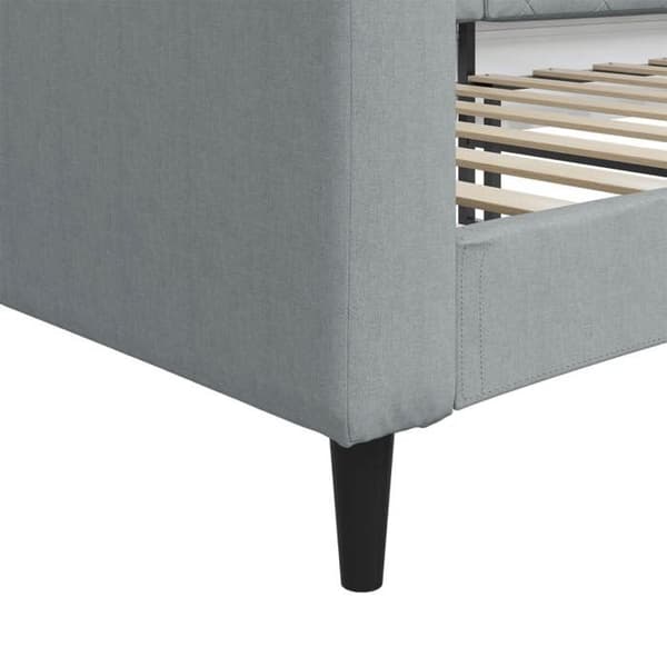 Maison Exclusive - Vaaleanharmaa 90x190 cm kangas ilman patjaa