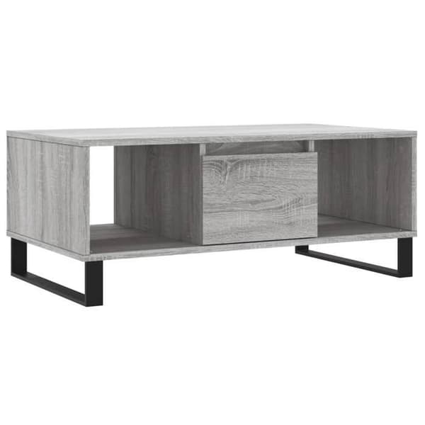 Bord - EKSKLUSIV HUS - Sonoma - Grå Sonoma - Ingeniørtræ - 90x50x36,5 cm Grå (Sonoma)