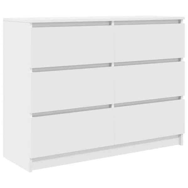 Maison Exclusive - Buffé vit 100x35x76 cm ingenjörsträ Vit