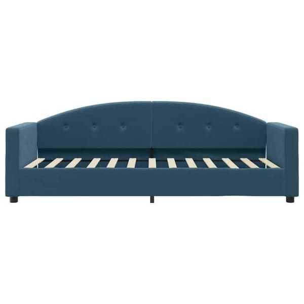Maison Exclusive - Dagbädd med blå madrass 80x200 cm sammet Blå