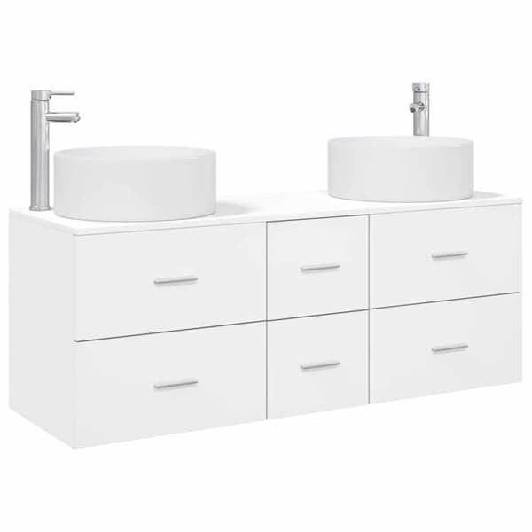 Maison Exclusive - 3-delars badrumsinredning i vitt
