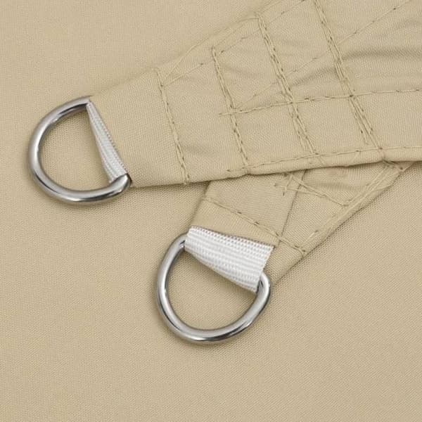 Skuggsegling - Exklusivt Hem - Oxford PU Tyg - Triangulär 5x7x7 m - Beige beige