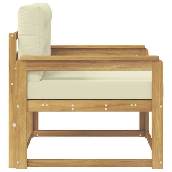 Maison Exclusive - Utomhussoffa i vit polyester