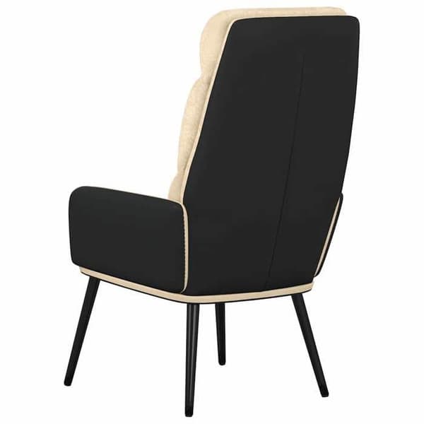 Maison Exclusive - Afslapningsstol Creme Stof