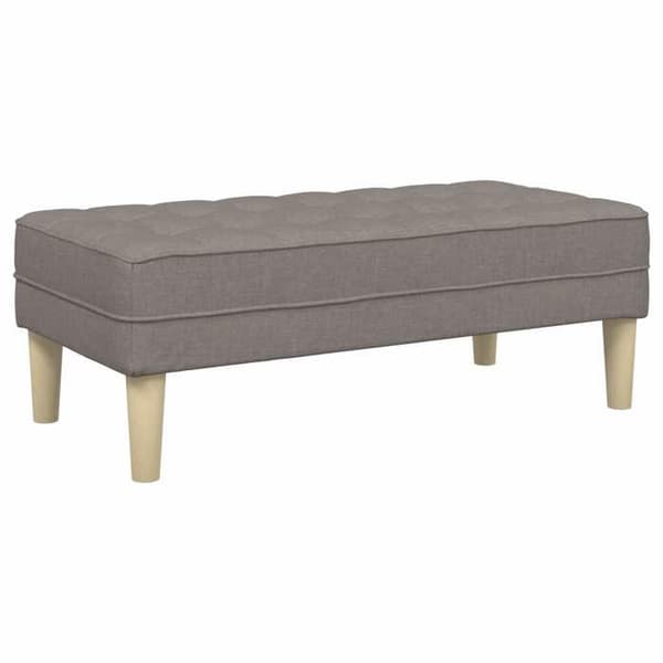 Soffa - EXKLUSIVT HUS - Set 2 delar - Taupe - Andningsbar polyester - Modulerbara sektioner Mol
