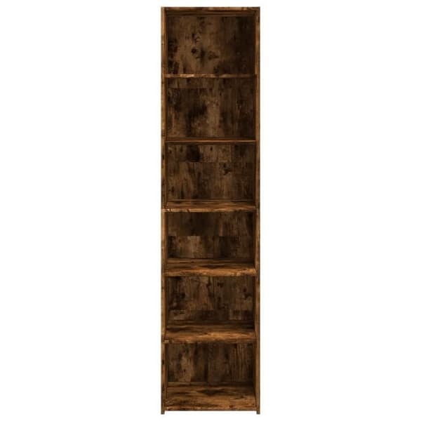 Maison Exclusive - Buffé hög ek rökt 45x41x185 cm ingenjörsträ