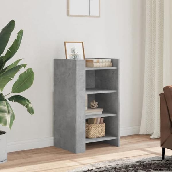 Maison Exclusive - Buffet grå beton 45x35x75 cm Ingeniørtræ