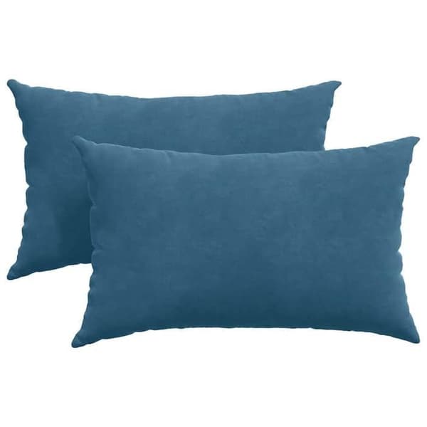 Maison Exclusive - Soffkuddar 2 st Blå 50 x 30 cm