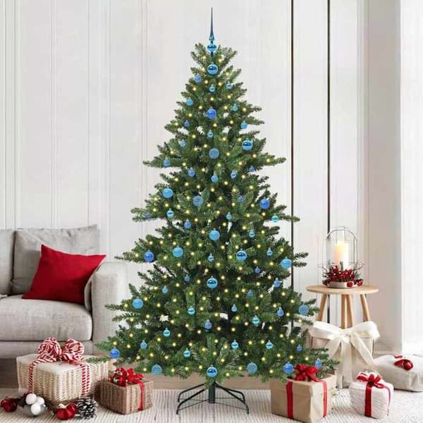 Maison Exclusive - Kunstig Juletræ med Ledningsgrene Grøn 210 cm Grön