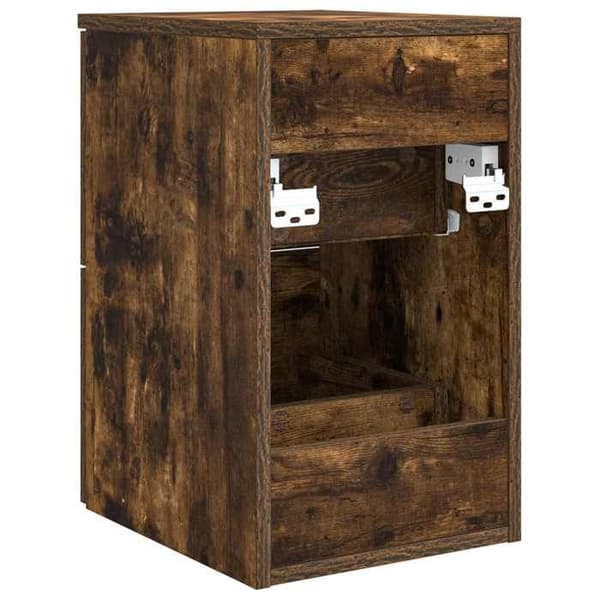 Maison Exclusive - Badeværelsesmøbel In-between Røget Eg 30 x 44,5 x 50 cm