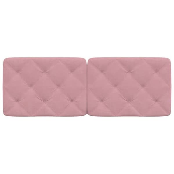 Maison Exclusive - Rosa huvudgavelkudde 140 cm sammet