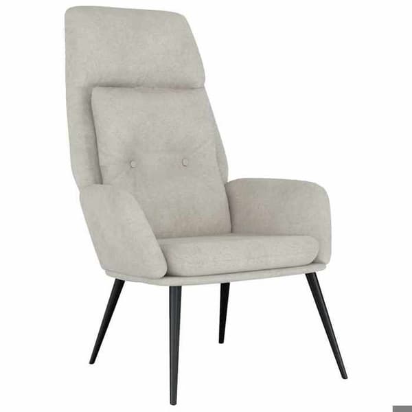 Maison Exclusive - Relax stol Lys grå Syntetisk ruskind