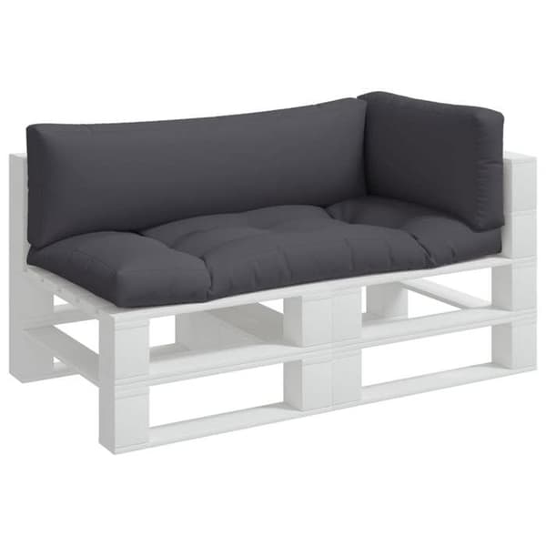 Maison Exclusive - Pallet puder sæt af 3 antracit stof