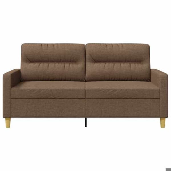 Maison Exclusive - Soffa 2-sits Brun 140 cm Tyg