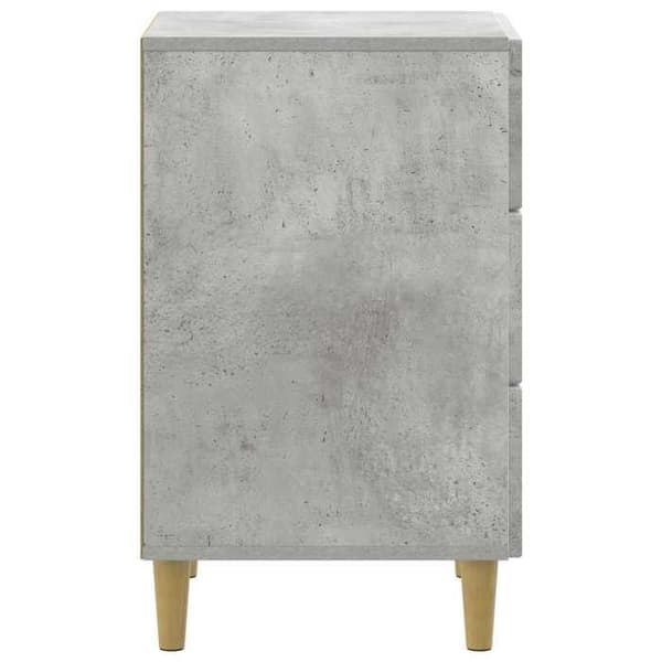 Maison Exclusive - Natbord Grå beton 43 x 41 x 66,5 cm