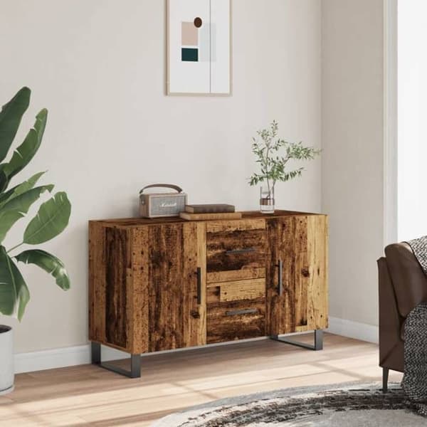 Maison Exclusive - Buffet gammel træ 100x36x60 cm ingeniørtræ