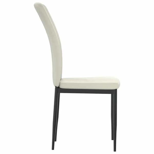 Maison Exclusive - Matstolar set om 2 Creme Sammet