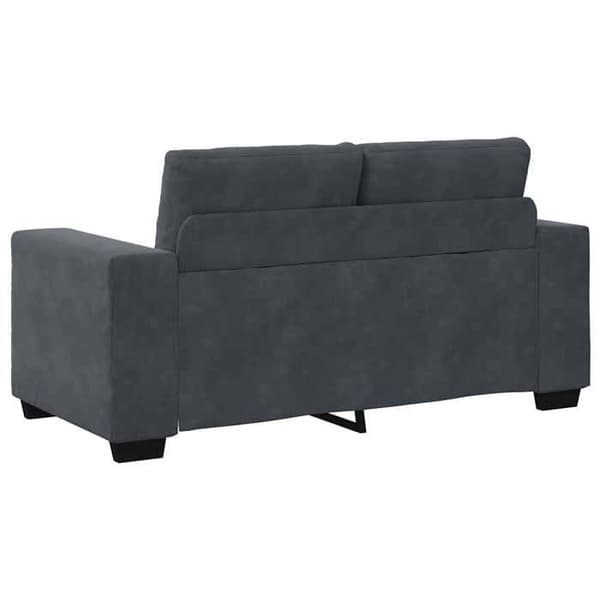Maison Exclusive - Sæt med 2 stk. sofa med mørkegrå velourpuder