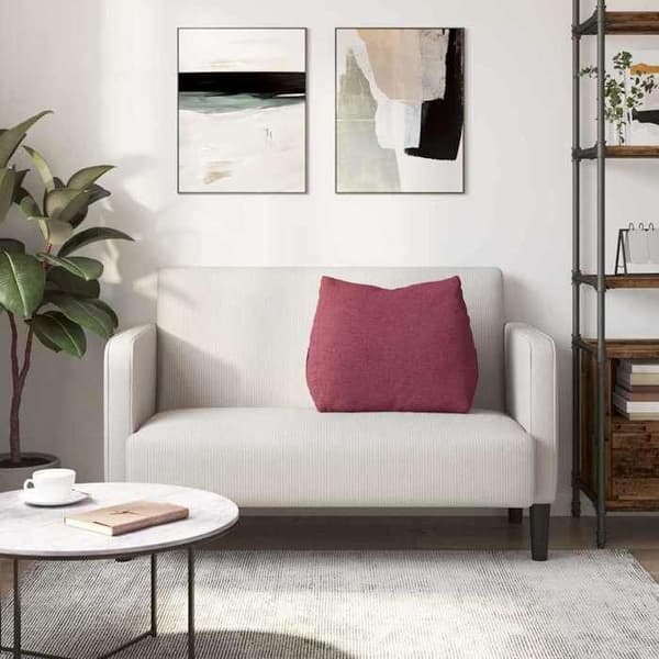 Selkätyyny - MAISON EXCLUSIVE - Vakio malli - Punainen - Irrotettava päällinen - Polyesteritäyte