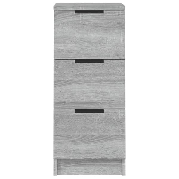 Maison Exclusive - Buffet Sonoma grå 30x30x70 cm Ingeniørtræ
