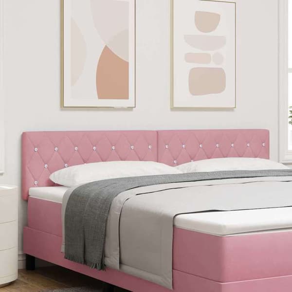 Hovedgærde - EKSKLUSIV HUS - Rektangulær enkel - Rosa - 180 cm - 2 justerbare højder Ros