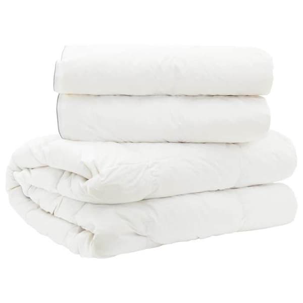 Couette - EKSKLUSIVT HUS - FULDA - 220 x 260 cm - 4 sæsoner - 310 g/m² Vit
