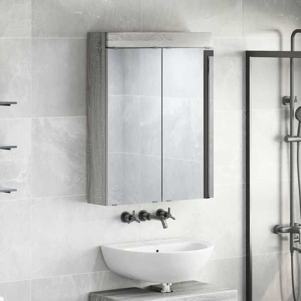 Maison Exclusive - TULUM Sonoma harmaa peilikaappi Gris Sonoma