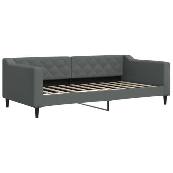Päivävuode - EXCLUSIVE KOTI - 90x190 cm - vuodesohva - 2 laatikkoa - harmaa kangas